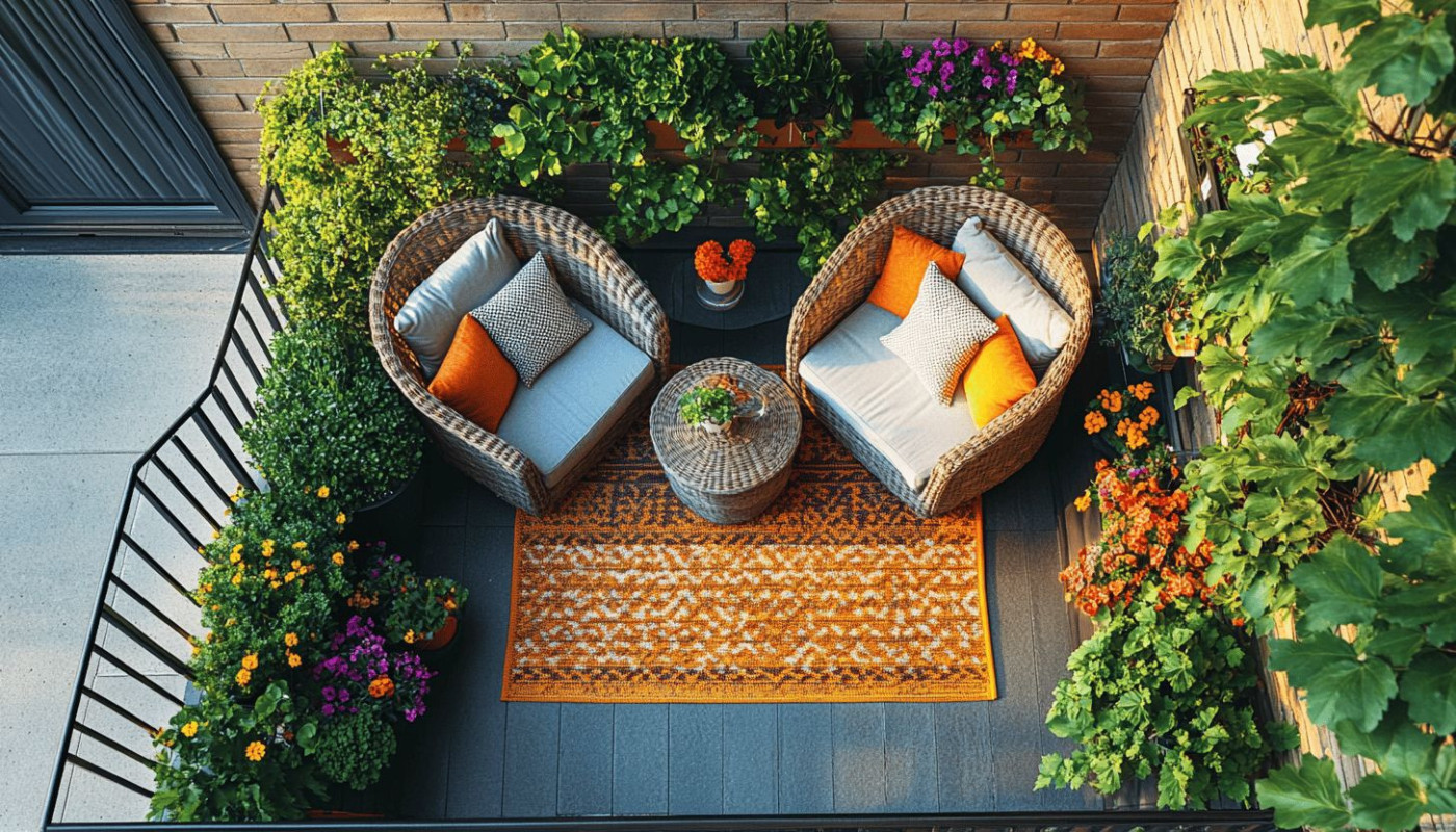 Aménagement de petits espaces : Balcons et patios